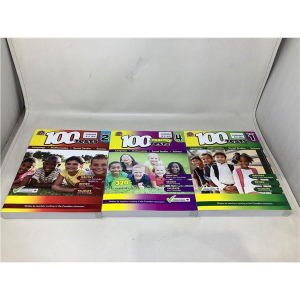 100 Test Children's Workbooks X3