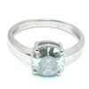 Image 3 : Silver Moissanite ( Round 8.50 Mm)(2.4ct) Rhodium Plated Test And Looks Better Than Diamond Ring (~w