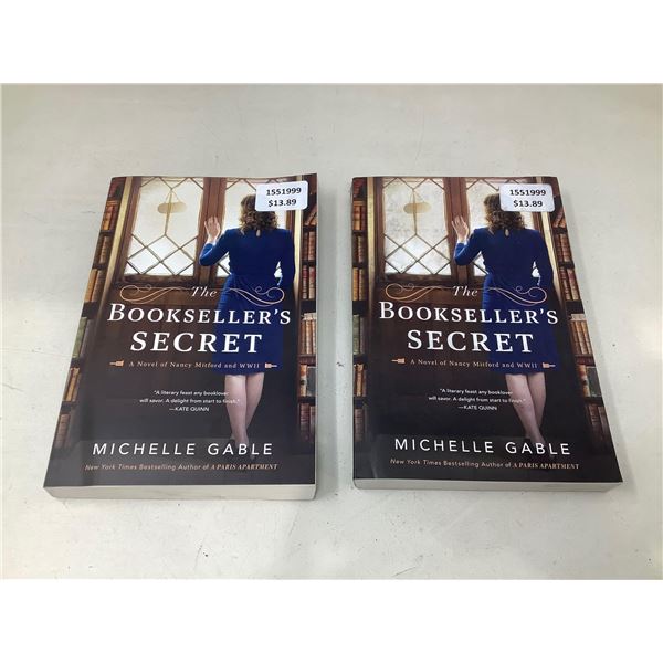 The Bookseller's Secret by Michelle Gable X2