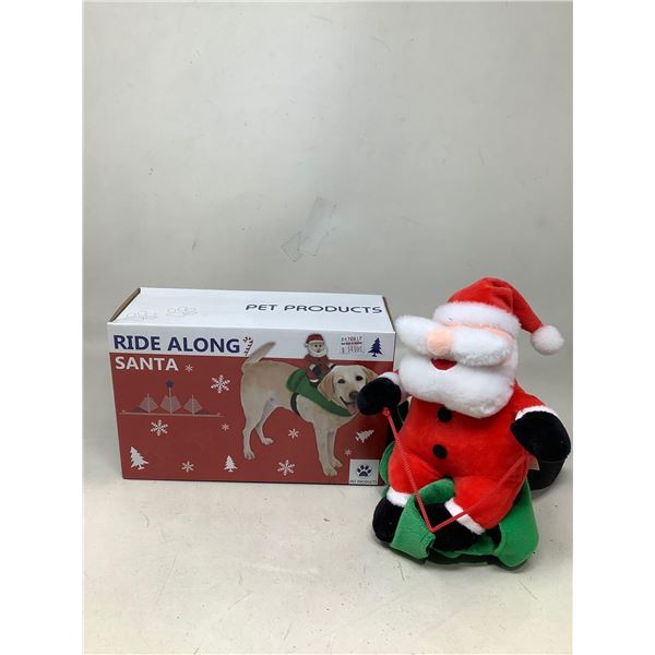 Ride Along, Riding Santa Vest for Medium Size Dog.