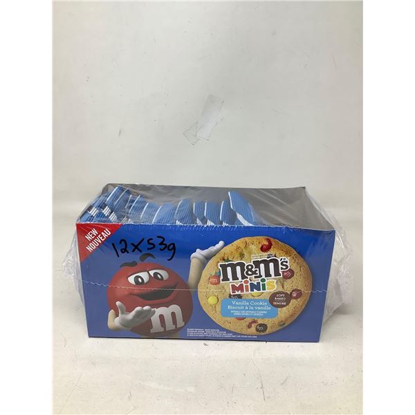 M&M's Mini,Soft Vanilla Cookies, 12x53g