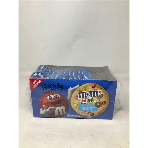 M&M's Mini,Soft Vanilla Cookies, 12x53g