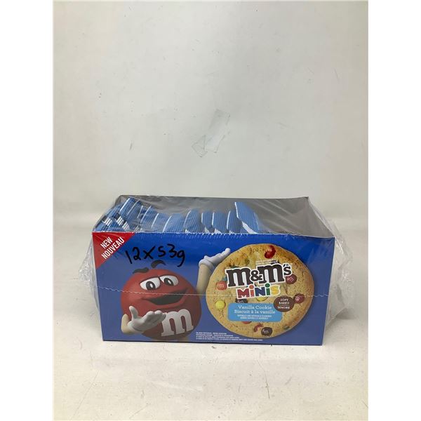 M&M's Mini,Soft Vanilla Cookies, 12x53g