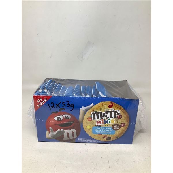 M&M's Mini,Soft Vanilla Cookies, 12x53g