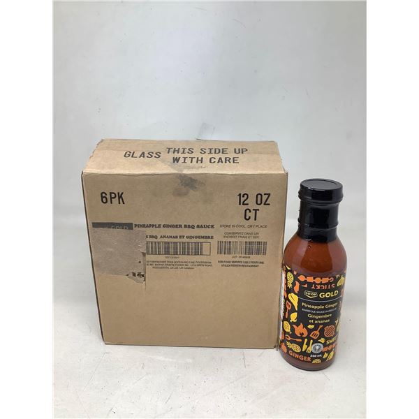 Co-Op Gold Pineapple Ginger Barbecue Sauce 6X350ml