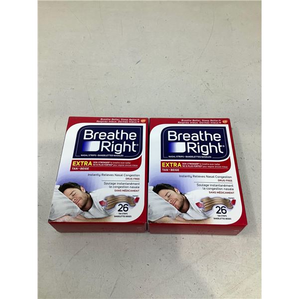 Breathe Right Extra Nasal Strips 2X26 Count
