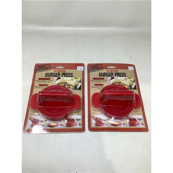 Just Grillin Stuffed Burger Press X2