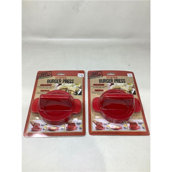 Just Grillin Stuffed Burger Press X2