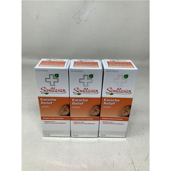 Similasan Earache Relief Ear Drops 3X10ml
