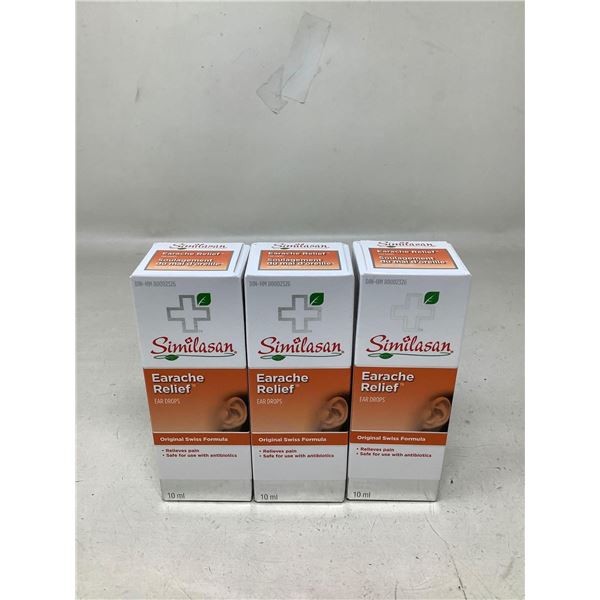 Similasan Earache Relief Ear Drops 3X10ml