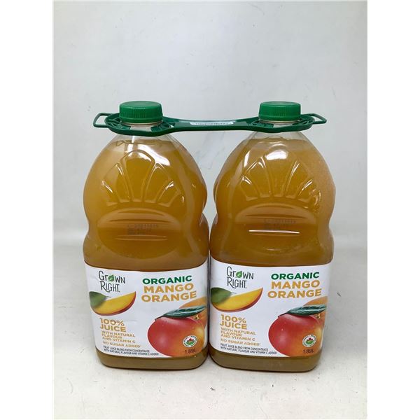 Grown Right, Organic Mango/ Orange Juice 2X1.89L