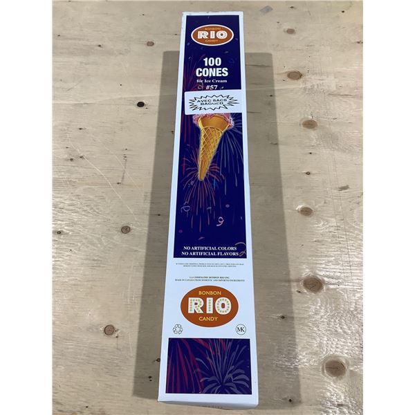 Rio Candy Ice Cream Cones 100 Count