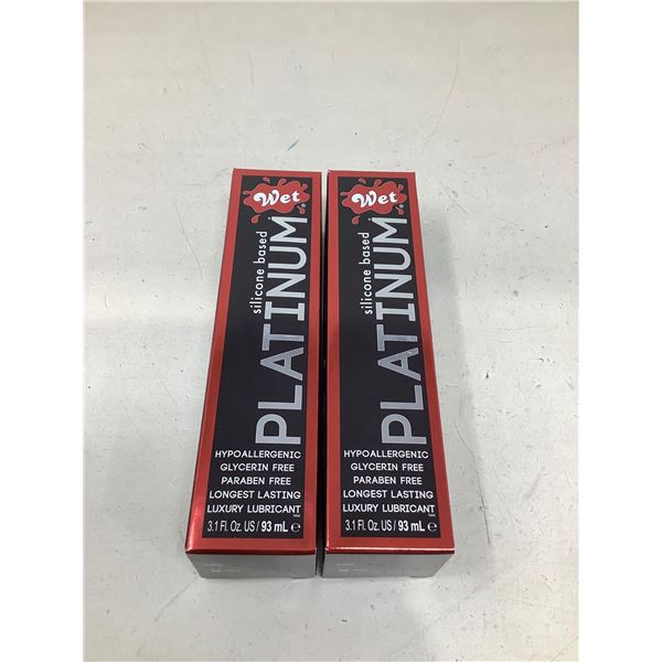 Wet Platinum Personal Lubricant 2X 93ml