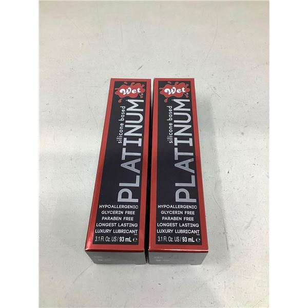 Wet Platinum Personal Lubricant 2X 93ml