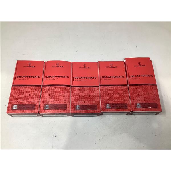 Nespresso Brew Black Decaffeinato Intensity 7 - 5X52g