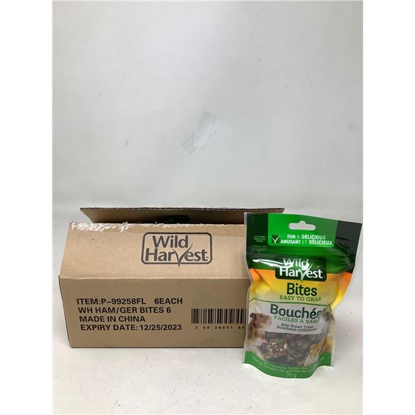 Wild Harvest -  Hamster/Gerbil Bites, Bite Sized Treats 6X70g