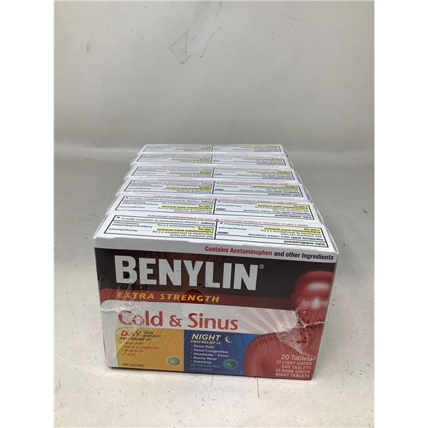 Benylin Extra Strength Cold & Sinus Tablets 6X20 Tab Packs