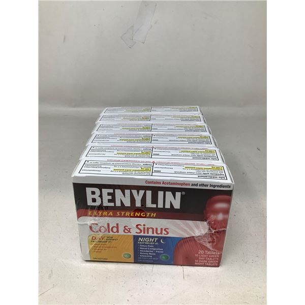 Benylin Extra Strength Cold & Sinus Tablets 6X20 Tab Packs