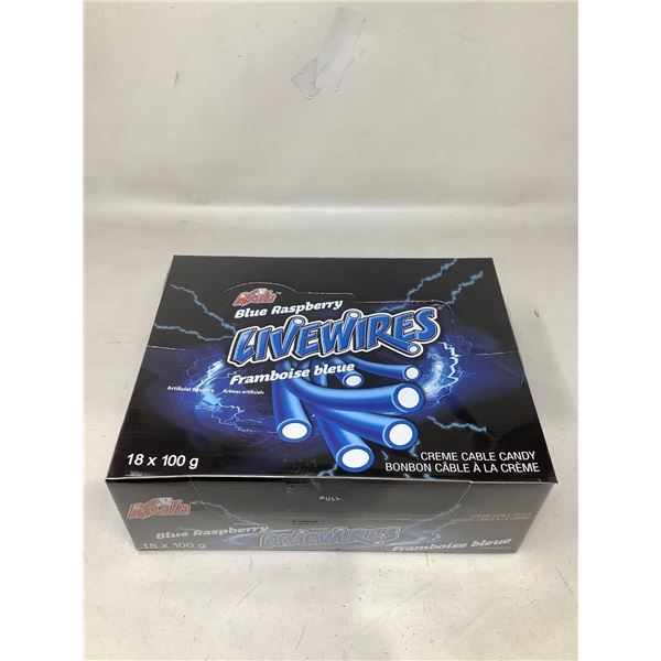 Koala Livewires Cable Candies - Blue Raspberry Flavor 18X100g
