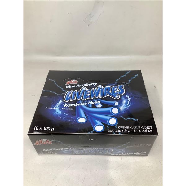 Koala Livewires Cable Candies - Blue Raspberry Flavor 18X100g