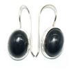 Image 1 : Silver Black Onyx(11.7ct) Hand Made Earrings (~weight 5.45g)