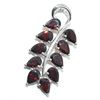 Image 3 : Silver Garnet(2.7ct) Rhodium Plated Pendant (~weight 2.7g)