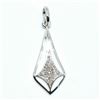 Image 1 : Silver Diamond(0.25ct) Rhodium Plated Pendant (~weight 1.65g)