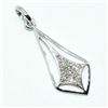 Image 2 : Silver Diamond(0.25ct) Rhodium Plated Pendant (~weight 1.65g)