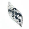 Image 2 : Silver Blue Sapphire(2.75ct) Rhodium Plated Pendant (~weight 2.95g)