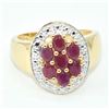 Image 1 : Silver Ruby(1.85ct) Rhodium Plated Ring (~weight 5.35g)