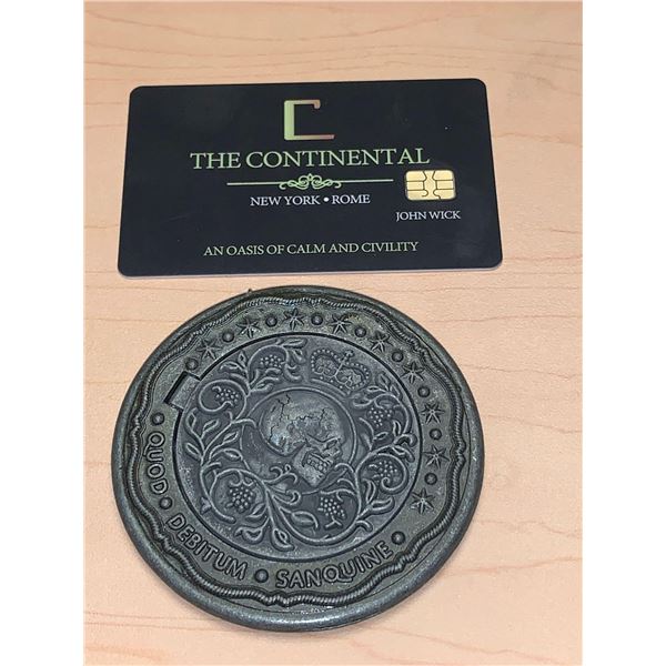 John Wick The continental hotel card with Blood Oath Marker