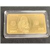 Image 1 : Atlantis mint 1 troy ounce USA $100.00 cased wafer bar .999 fine iron