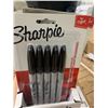 Image 2 : Case lot of Sharpies black 5 pack x 5
