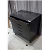 Image 3 : Six Drawer Dark Dresser/storage cabinet on wheels