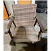 Image 2 : Wicker & Aluminum 4 piece Garden patio set NEW with loveseat, 2 chairs and table