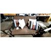 Image 3 : Wicker & Aluminum 4 piece Garden patio set NEW with loveseat, 2 chairs and table