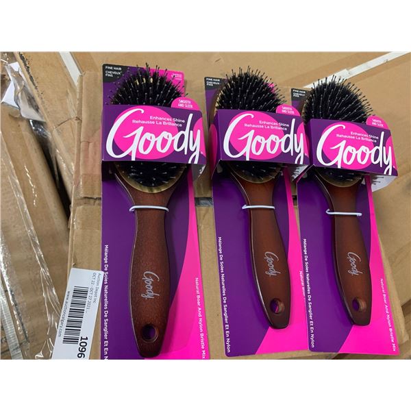 Lot of 3 Goody Fine Hair Brushes NEW