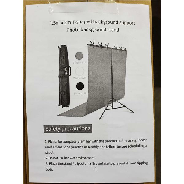 Lomtap 1.5.x2.0m Photo Background support stand