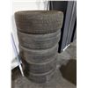 Image 1 : Lot of 5 assorted tires 225 60r15