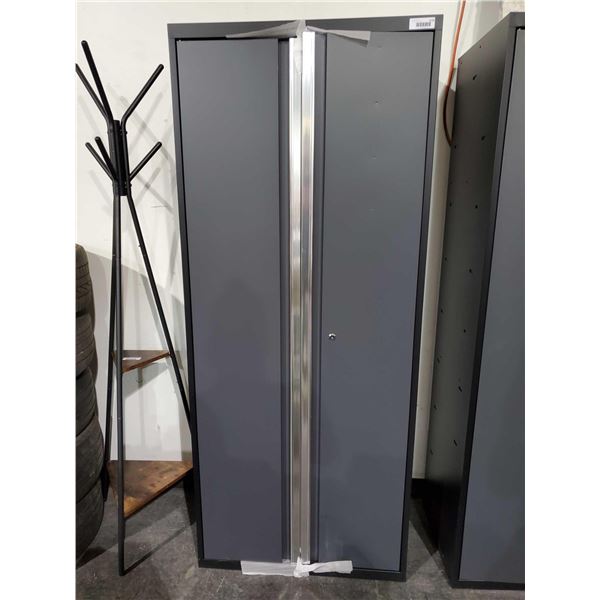 Metal Garage 3 piece Storage Cabinet Set NEW includes large 2 door locker, 2 door floor cabinet and 