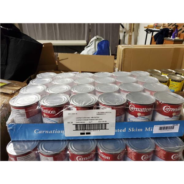 Carnation evaporated milk FF case lot of 24 x 354ml