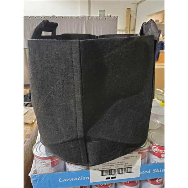 Case lot of recycled heavy reusable grocery bags