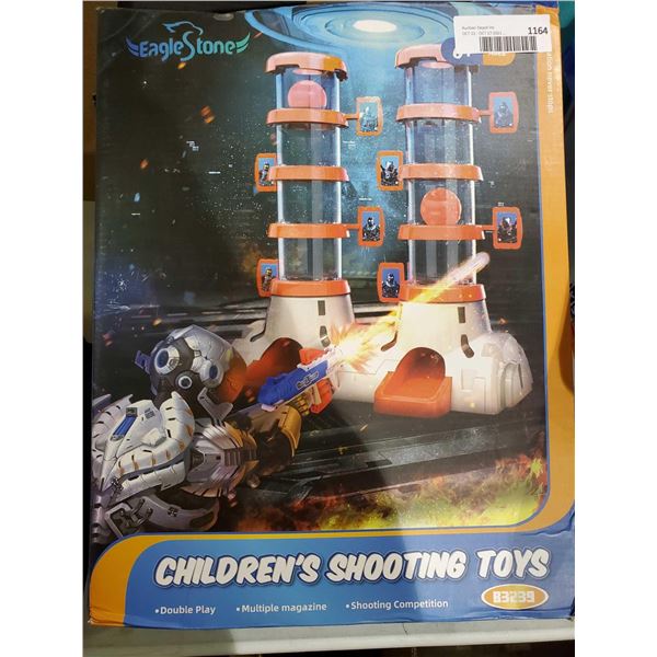 Eagle Stone foam ball shooting gallery set