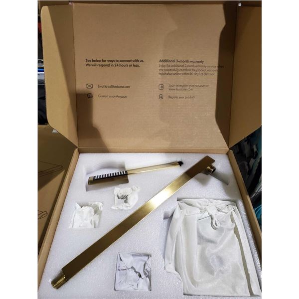 KES NEW shower rainfall set with handheld sprayer stainless