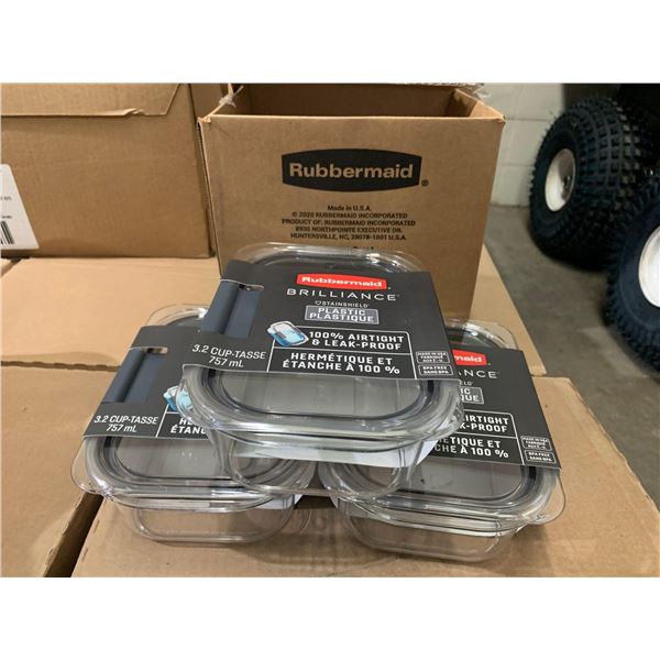Rubbermaid Brilliance containers set of 3 NEW