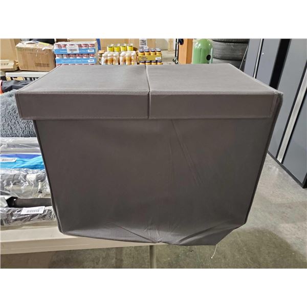 Folding large storage box/laundry bag