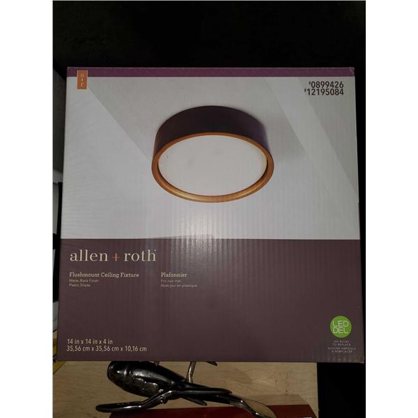 Allen & Roth flush mount ceiling light fixture LED
