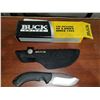Image 1 : NEW Buck fixed blade skinning knife rubber handle with sheath
