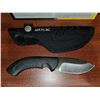 Image 2 : NEW Buck fixed blade skinning knife rubber handle with sheath