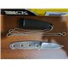Image 2 : NEW Buck necklace survival knife with chain